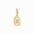 Gold-plated charm pendant zodiac sign Gemini with zirconia from the Charm Club collection in the THOMAS SABO online store
